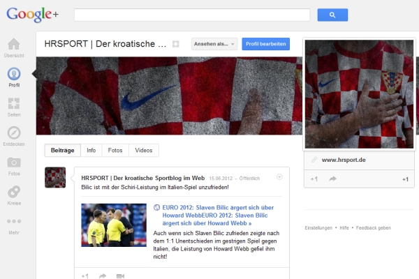 HRSPORT auf Google+