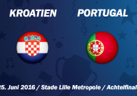EM 2016: Kroatien trifft im Achtelfinale auf Portugal
